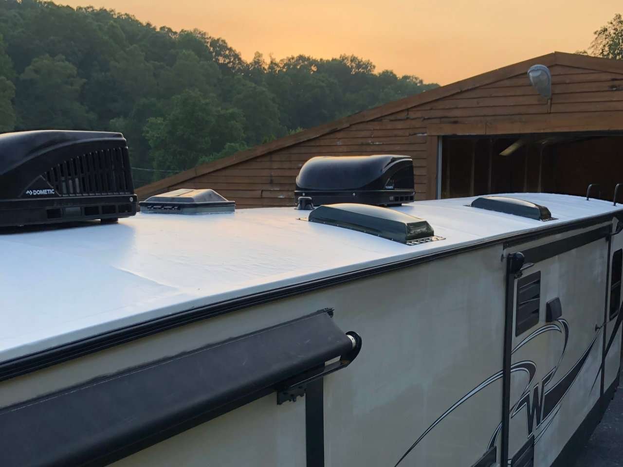RV roof replacement job by Right Onsite RV Repair in Hiawassee Georgia